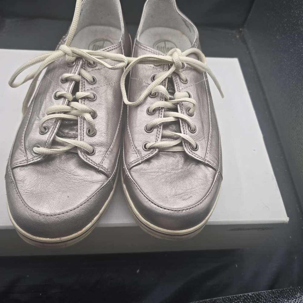 Fitflop Shimmering Silver Women's Sneakers‎